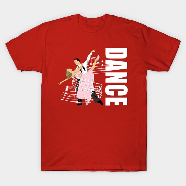 Dance Classic Ballroom Dancing T-Shirt by macdonaldcreativestudios